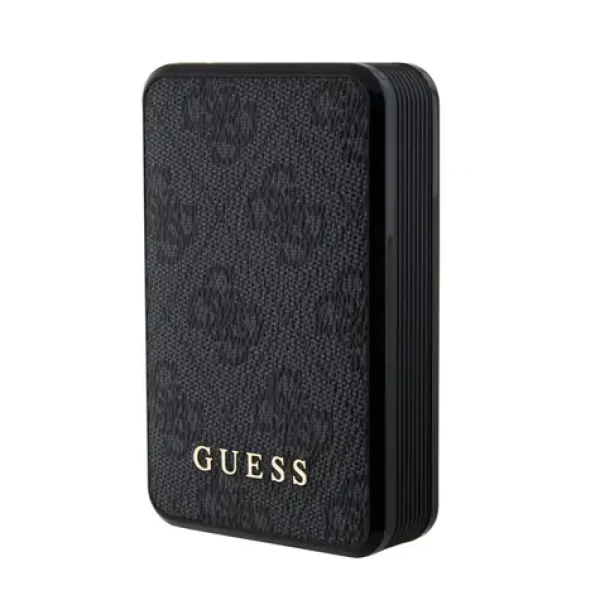 GUESS PU 4G Leather Powerbanka 10000mAh černá (3666339171384)