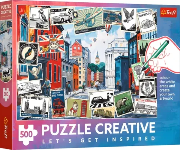 TREFL Puzzle Creative: Pozdravy z Londýna
