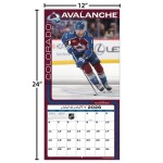 JF Turner Kalendář Colorado Avalanche NHL 2026 Wall Calendar