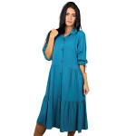 HOSH Dámské košilové šaty FATE Velikost: XL/XXL, Barva: Starorůžová