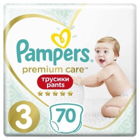 Pampers Premium care 3 Pants , 70ks, 6-11kg