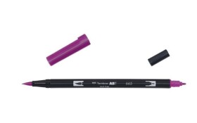 Tombow Oboustranný štětcový fix ABT - purple
