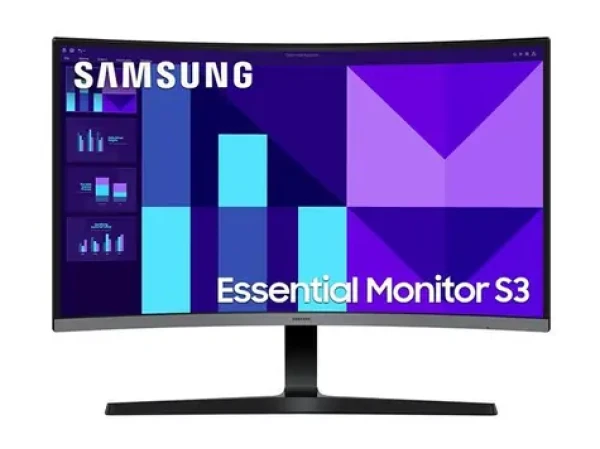 27" SAMSUNG Essential S3 S27D392GAU černá / VA / 1920x1080 / 16:9 / 4ms / 4000:1 / 250cd-m2 / HDMI + VGA / VESA (LS27D392GAUXEN)