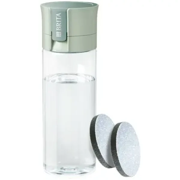 Brita Filtrační konvice Fill Go Vital tmavá zelená / 2x mikrodisk / 0.6L (128111)