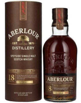Aberlour Highland Single Malt Scotch Sherry Cask Whisky 18yo 0,7L, 43%, -DB-