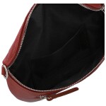 Trendy dámská kožená kabelko-ledvinka Arwel, červená