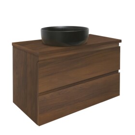 Koupelnová skříňka s krycí deskou SAT B-Way 79x50x45 cm ořech mat BWAY280NUTDESK BWAY280NUTDESK