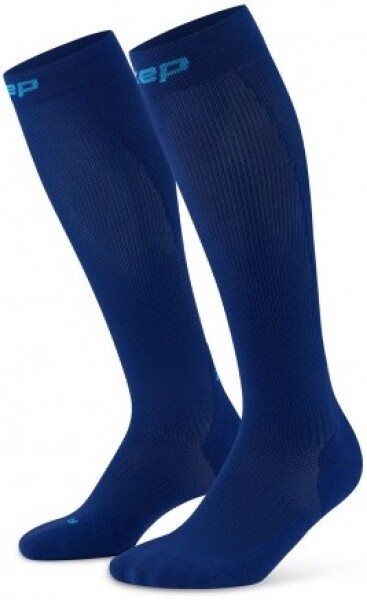 CEP Core Run Socks Tall 5.0 běžecké podkolenky pánské ice blue - CEP pánské běžecké kompresní podkolenky 5.0 - dark blue Velikost: IV (39-44 cm obvod lýtka)