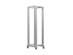 Lanberg Open Rack 42U šedá / Otevřený rack / 19" / 600 x 800 mm / Nosnost 600 kg (OR01-6842-S)