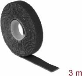 DeLock Páska suchého zipu 300cm x 1.3 cm černá (18710)