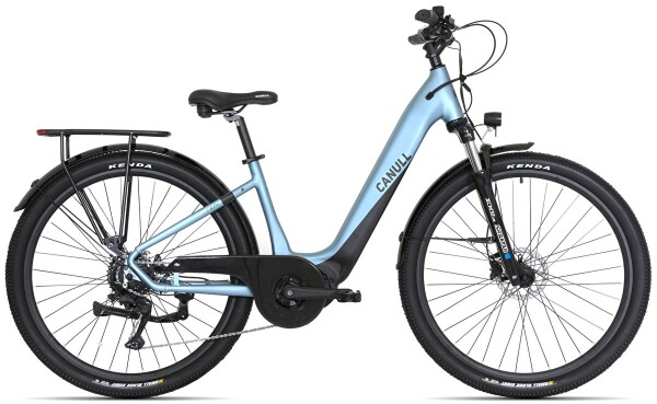 Elektrokolo CANULL City 3 720Wh/15A, 29", barva light blue, model 2026, rám S - ZDARMA dopravné, odborná montáž, seřízení a dárkový poukaz na nákup příslušenství! (Záruka nejlepší ceny. Nalezli jste někde lepší cenu? Napište nám a zkusíme ji trumfnou...