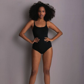 Style perfect black suit jednodílné plavky 7703 black - RosaFaia 001 black 44F