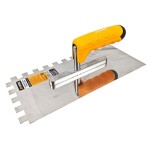 Hladítko nerez, zub 12 mm, 280 x 130 mm, gumová rukojeť, ENPRO