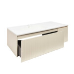 Koupelnová skříňka s umyvadlem Naturel Austen 120x35x52 cm beige mat Naturel Austen120BG AUSTEN120BG
