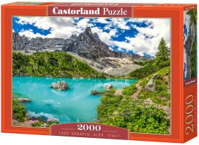 Puzzle Castorland 2000 dílků - Lake Sorapis, Alps, Italy
