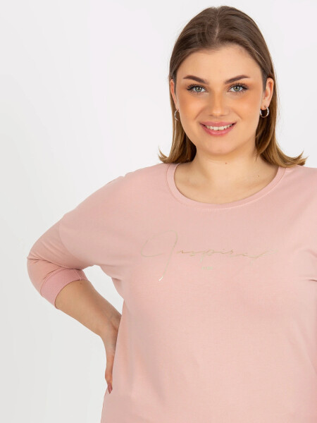 Světle růžová halenka JEDNA VELIKOST