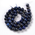 Přírodní lapis lazuli - ∅ 8 mm - 1 ks