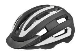 Cyklistická přilba TAKE-OFF, černá/bílá mat (pro obvod hlavy 58-61 cm)