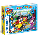 Clementoni Puzzle Maxi Mickey závodník / 24 dílků - Clementoni