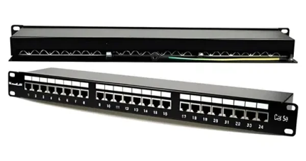 XtendLan Patch panel / 19" / 24 portů / stíněný / Cat5e (XL-PP19-24C5ES)