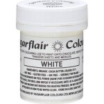 Barva do čokolády na bázi kakaového másla Sugarflair White (35 g) C313 dortis