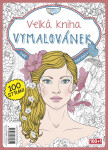 Velká kniha vymalovánek světle růžová
