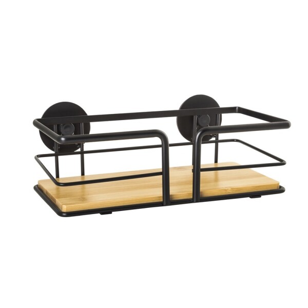 AWD Interior - Drátěná police černá, bambus AWD02081937 AWD02081937