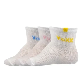 VOXX Ponožky kojenecké FREDÍČEK mix bílé (3 páry) 14-17 101000