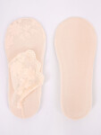 Dámské krajkové ponožky Yoclub 3-Pack Beige 36-41