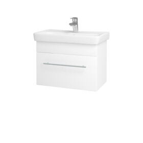Dřevojas - Koupelnová skříňka SOLO SZZ 60 - N01 Bílá lesk / Úchytka T02 / M01 Bílá mat 205744B