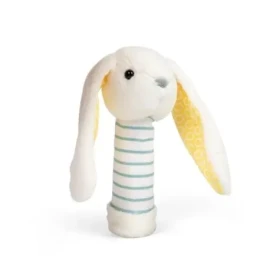 Bigjigs Toys Plyšové chrastítko Králík / od 0 let (BJ37035)