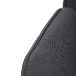 Křeslo ušák, šedá, manšestrová látka, AK-314 GREY2