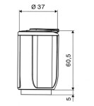 SCHELL - Comfort Uzamykatelná rukojeť, chrom 481100699