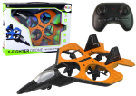Mamido Stíhací letadlo X fighter drone na dálkové ovládání RC oranžové