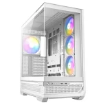 Antec C7 ARGB bílá / E-ATX / 2x USB-A / 1x USB-C / 3x 120mm ARGB + 1x 140mm ARGB / bez zdroje / průhledná bočnice (0-761345-10136-3)