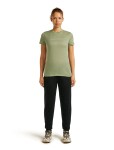 Dámské merino triko s krátkým rukávem ICEBREAKER Wmns 150 Tech Lite SS Tee Sparkling Stars, Lichen velikost: M