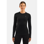 Dámské tričko ODLO Merino 160 BL Top Crew Neck l/s velikost M Black NEPLATÍ