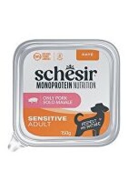 Schesir Dog vanička Monoprotein Šunka paté 150g