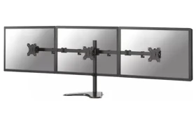 Neomounts TIS FPMA-D550DD3BLACK / stolní stojan pro 3 monitory / velikost 13-27" / VESA 75x75 - 100x100 / nosnost 21 kg (FPMA-D550DD3BLACK)