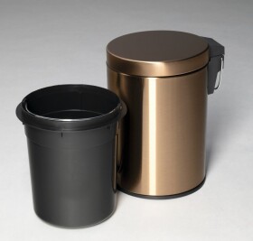 SAPHO - X-ROUND COPPER odpadkový koš 3l, měď mat XJ011PG