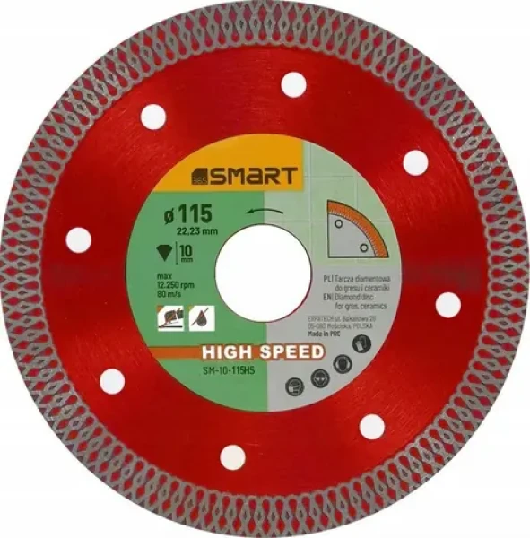 Smart SM-10-115HS / Diamantový kotouč / 115 mm / High Speed (10-115HS)
