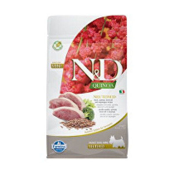 N&D Quinoa DOG Neutered Mini Duck&Broccoli&Asp. 800g