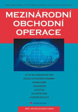 Mezinárodní obchodní operace - Hana Machková, Eva Černohlávková, Alexej Sato
