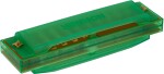 Hohner Translucent Harp C, green, hardcase