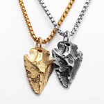 Pánský náhrdelník Vintage Warrior's Spear - chirurgická ocel, 60 cm Vintage