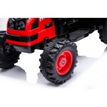 Mamido Dětský elektrický traktor s lopatou červený