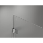MEXEN/S - Lunar-B Duo sprchový kout dveře křídlové 95 x 75, transparent, chrom 832-095L-075P-01-00