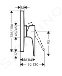 HANSGROHE - Metropol Sprchová baterie pod omítku, chrom 74565000