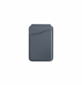Uniq Coehl Esme Magnetické pouzdro na karty s kompaktním zrcátkem a stojánkem na mobilní telefon modrá (8886463687406)