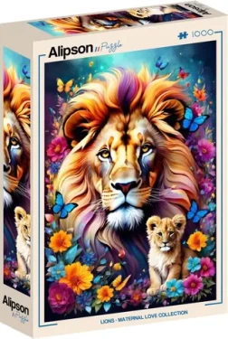 ALIPSON Puzzle Mateřská láska: Lvi